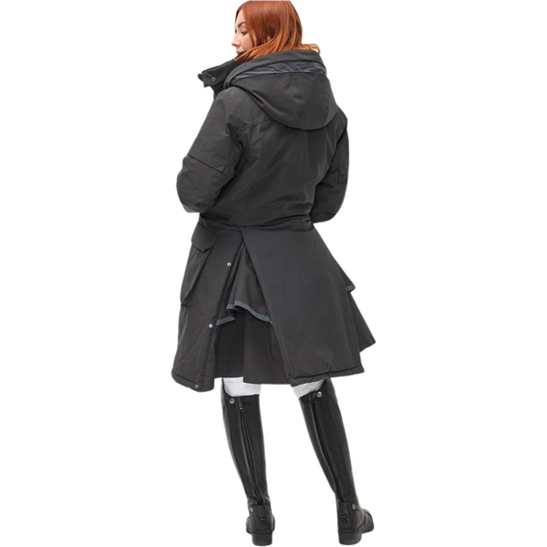 2025 Mountain Horse Damen Königlich Saga Mantel 3471010 - Black